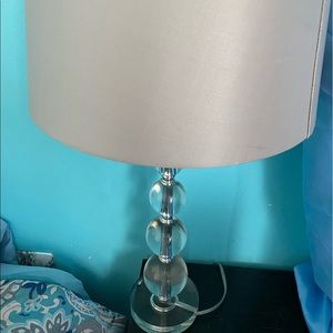 Glass lamp for sale sold as is Calgary area on sale** pickup only FLASH SALE